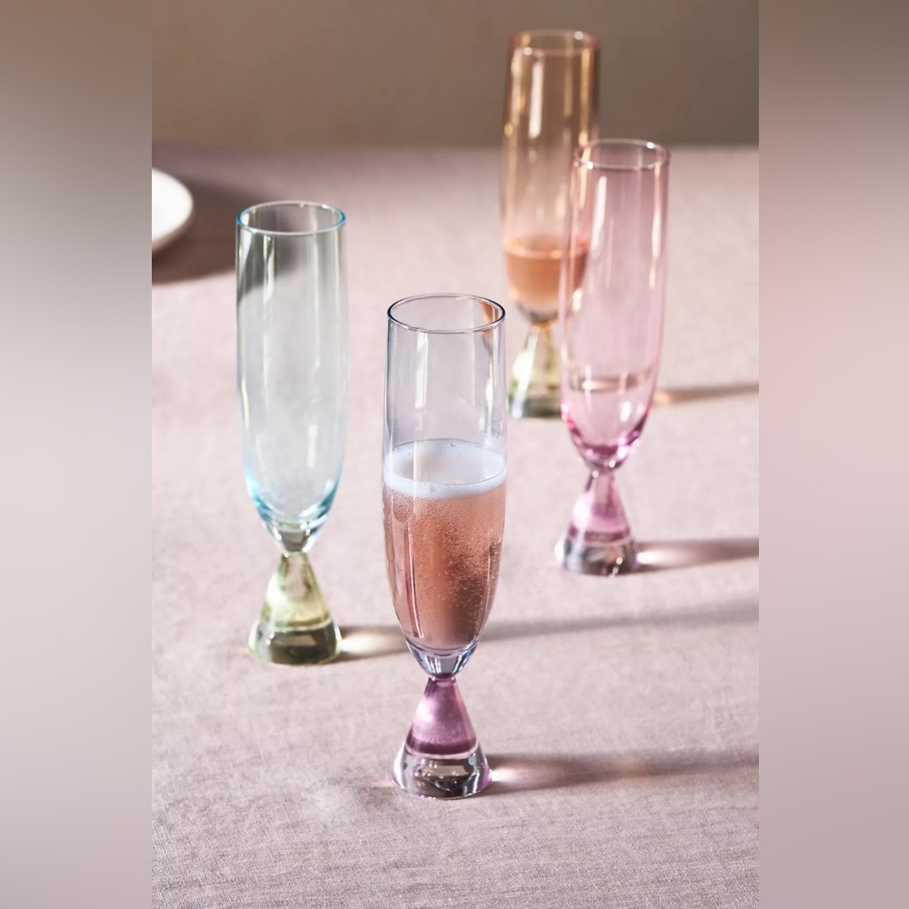 Anthropologie Ramona Champagne Flutess